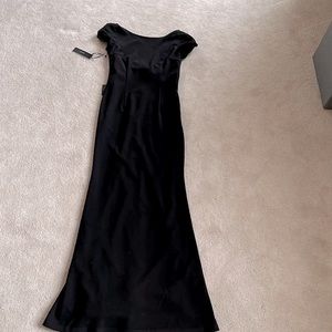 Elegant black off the shoulder gown from Lulus (size M)